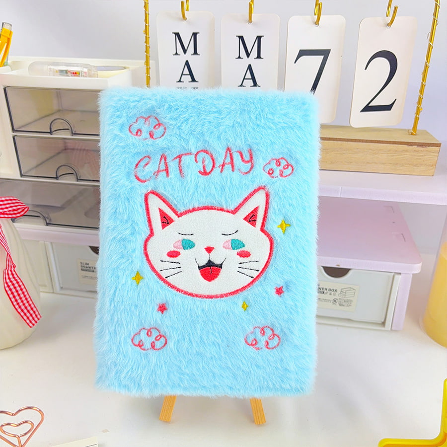 A5 Cute Cat Day Diary Plush Notebook күнделікті рефлексия мен шығармашылық суретке түсіру үшін ең жайлы жазу серіктесі ме?