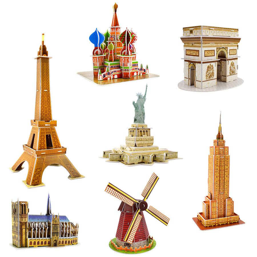 Puzzle 3D Building Тегін үлгі